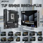 ASUS TUF Gaming B860M-PLUS LGA1851 DDR5 Micro-ATX Motherboard, PCIe 5.0 GPU & M.2, 8800+MT/s RAM, 2.5Gb LAN, USB 20Gbps Type-C DP, 12+1+2+1 80A VRM, 3x M.2, For Intel® Core™ Ultra Processors (Series 2)