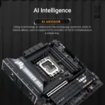 ASUS TUF Gaming B860M-PLUS LGA1851 DDR5 Micro-ATX Motherboard, PCIe 5.0 GPU & M.2, 8800+MT/s RAM, 2.5Gb LAN, USB 20Gbps Type-C DP, 12+1+2+1 80A VRM, 3x M.2, For Intel® Core™ Ultra Processors (Series 2) - Image 4