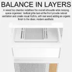 DeepCool CL660 WH Split Dual-Chamber  ATX Panoramic Case, 2 Build-in ARGB Reverse Fans, 360mm Radiator Support, 388mm GPU Clearance, 175mm Cooler, Front PSU, USB-C, High Airflow | WHITE - Image 4