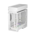 DeepCool CL660 WH Split Dual-Chamber  ATX Panoramic Case, 2 Build-in ARGB Reverse Fans, 360mm Radiator Support, 388mm GPU Clearance, 175mm Cooler, Front PSU, USB-C, High Airflow | WHITE - Image 21