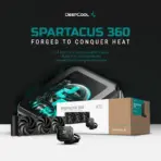 DeepCool SPARTACUS 360 AIO Liquid Cooler with 3.4" IPS LCD, 480x480 Res. 750 Nits, Gen 6 Pump, 320W Cooling, 3x120mm PWM Fans, (LGA1851 / 1700, AMD AM5 / AM4), Anti-Leak AI Smart Control | BLACK - Image 2