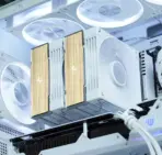 DeepCool AK620 G2 WH CPU Air Cooler, Dual Tower, 6 Heatpipes, 2000RPM, 2 PWM Fans, 57.76CFM, 0-RPM Silent Mode, CTT 2.0, Wood Grain Design, LGA1851 AM5 | WHITE - Image 7