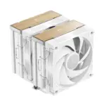DeepCool AK620 G2 WH CPU Air Cooler, Dual Tower, 6 Heatpipes, 2000RPM, 2 PWM Fans, 57.76CFM, 0-RPM Silent Mode, CTT 2.0, Wood Grain Design, LGA1851 AM5 | WHITE - Image 9
