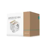 DeepCool AK620 G2 WH CPU Air Cooler, Dual Tower, 6 Heatpipes, 2000RPM, 2 PWM Fans, 57.76CFM, 0-RPM Silent Mode, CTT 2.0, Wood Grain Design, LGA1851 AM5 | WHITE - Image 17