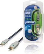 Mini HDMI To HDMI 5M Cable BVL1905 High Definition Audio Video Transmission 1080p Support Durable Shielded Build For Cameras Tablets Camcorders TVs Monitors Projectors