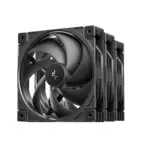 DeepCool FD12 V2 3IN1 120mm PWM Fan Kit 3 Pack, High Static Pressure 4.15 mmAq, 79.89 CFM Airflow, 500-2500 RPM Hydro Bearing, Low Noise, Performance Cooling |  SOLID BLACK - Image 9