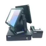 Haixun Q8 Dual Screen POS System Intel Core I5 3rd Gen 8GB RAM 128GB NVME 15.6 Inch Touchscreen Customer Display LAN USB Windows Compatible All In One POS Terminal - Image 2