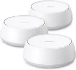 TP-Link Deco BE25 BE3600 WiFi 7 Mesh System (3-Pack) – 3.6 Gbps Dual-Band, 2× 2.5G Ports, MLO, AI Roaming, HomeShield Security, 4K-QAM, Seamless Coverage for 150+ Devices