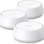 TP-Link Deco BE25 BE3600 WiFi 7 Mesh System (3-Pack) – 3.6 Gbps Dual-Band, 2× 2.5G Ports, MLO, AI Roaming, HomeShield Security, 4K-QAM, Seamless Coverage for 150+ Devices