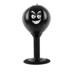 Desktop Punching Bag With Suction Cup Stable Base, PU Boxing Ball, Durable Spring Reflex Trainer, Stress Relief Toy, 40cm Height, Heavy Duty Base Office Desk Speed Ball | BLACK  - Image 8