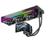 Jungle Leopard Chill Arc 360mm AIO Liquid Cooler with 6.67 Inch AMOLED Rotatable Display Hi-Res., 320W TDP Cooling, 360mm Radiator, USB Control Interface, for Intel & AMD | BLACK - Image 9
