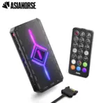 AsiaHorse ASH-S1 ARGB Fan Hub – 9-Port PWM + ARGB Controller, 20 Preset Effects, Color-Learning Mode, Remote Control, Aura Sync Compatible - Image 9