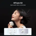 UGREEN HiTune S3 Open Ear Bluetooth 5.4 Earbuds 30H Playtime IPX5 Waterproof Clip-On Headphones, 12mm Drivers, ENC Mic, Low Latency Game Mode | White - Image 6