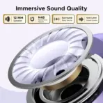 UGREEN HiTune S3 Open Ear Bluetooth 5.4 Earbuds 30H Playtime IPX5 Waterproof Clip-On Headphones, 12mm Drivers, ENC Mic, Low Latency Game Mode | Purple - Image 3