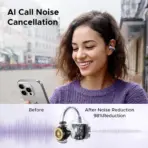 UGREEN HiTune S3 Open Ear Bluetooth 5.4 Earbuds 30H Playtime IPX5 Waterproof Clip-On Headphones, 12mm Drivers, ENC Mic, Low Latency Game Mode | Purple - Image 8