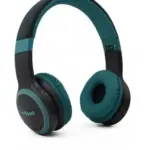 Kisonli A6 RGB Wireless Bluetooth Gaming Headset, Low Latency 30ms, 200mAh Battery, 6-8H Playtime, TF/FM/LED/AUX/USB-C, Built-in Mic, RGB Multicolor Lights Stereo Headphones | GREEN