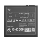 SEGOTEP KE-1300P 1300W ATX 3.1 80 PLUS PLATINUM Full Modular PSU, PCIe 5.1, Digital DSP Monitoring, Japanese Capacitors, 12V-2×6 Smart Power Supply | BLACK ~ Kunlun Series  - Image 11