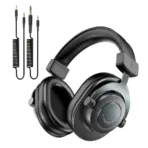 FIFINE H8 Wired Studio Headphone 3.5mm + 6.35mm for Recording, Closed-Back, 50mm Drivers, 32Ω, Passive Noise Isolation, Detachable Cable, Retractable Design For Monitoring Gaming Podcast | BLACK - Image 9