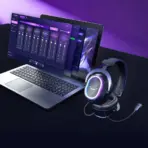 FIFINE AmpliGame H13 USB Gaming Headset RGB 7.1 Surround Sound 50mm Drivers Active Noise Cancelling Mic 48KHz EQ Control Inline Controller Gaming Headphones | BLACK - Image 10