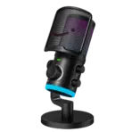 FIFINE AmpliGame AM6 RGB Gaming PC Condenser Microphone, Dual-Mic Noise Canceling for Podcast/Twitch/Discord, ChatMix Dial, Cardioid 70Hz–20KHz, USB Plug & Play, For PC Mac PS4 PS5 - Image 8