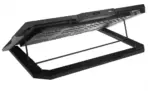 S601 Laptop Cooling Pad For 12”–17” Laptops, 160mm Fan 750RPM Ultra-Quiet, RGB Lighting, 6-Level Adjustable Stand, Aluminum Surface, USB Powered 5V - Image 3