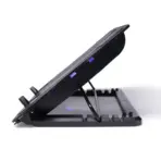 N88 Laptop Cooling Pad For 12”–15.6” Laptops With 14CM Silent Fan, Dual USB Ports, Metal Mesh Surface, 47.35CFM Airflow, 25dBA Quiet Operation, 5° Ergonomic Tilt, USB 5V  - Image 5
