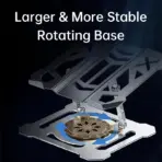 Heavy Duty Gaming Laptop Foldable Stand ,  for 13–19 Inch Laptops, 360° Rotating, Stepless Height Adjustable, Carbon Steel Alloy, Cooling, Anti Slip, 1.9kg, Stable Ergonomic - Image 3