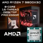 AMD Ryzen 7 9850X3D AM5 Desktop Processor, 8 Cores 16 Threads, Up To 5.6GHz Boost, 96MB Cache, DDR5 256GB Support, PCIe 5.0, Integrated Radeon Graphics, Unlocked TRAY CPU - Image 3