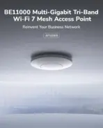 Cudy BE11000 Wi-Fi 7 Tri-Band Mesh Access Point With 10G SFP+, 2.5GbE PoE, 6GHz Band, 300 Devices Capacity, Qualcomm Quad-Core, Enterprise Cloud Management, 140m² Coverage - Image 2