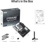 ASUS PRIME B860-PLUS WIFI LGA1851 ATX Motherboard, 4x DDR5 8666+MT/s OC, PCIe 5.0 X16, 2x M.2 NVMe, USB-C 20Gbps, WiFi 6E, Bluetooth 5.3, 2.5Gb LAN, Support Intel® Core Ultra Processors (Series 2) - Image 10