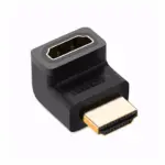 UGREEN HDMI 4K Male to Female 90° Up-Angled Adapter – Right Angle HDMI Connector for TV, Monitor, PS5, Xbox, Laptop, Projector | 4K@60Hz Support, Gold-Plated Plug