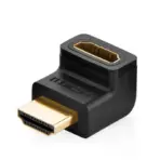 UGREEN HDMI 4K Male to Female 90° Up-Angled Adapter – Right Angle HDMI Connector for TV, Monitor, PS5, Xbox, Laptop, Projector | 4K@60Hz Support, Gold-Plated Plug - Image 2