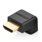 UGREEN HDMI 4K Male to Female 90° Down-Angled Adapter – Right Angle HDMI Connector for TV, Monitor, PS5, Xbox, Laptop, Projector | 4K@60Hz Support, Gold-Plated Plug