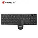 JERTECH KM400 Wireless Keyboard And Mouse Combo, 2.4GHz USB, English / Arabic Full Size 104 Keys, Membrane, Slim Ergonomic Design, With 1500 DPI Adjustable Mouse, Plug And Play Desktop Compatible - Image 8