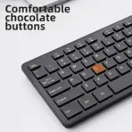 JERTECH KM400 Wireless Keyboard And Mouse Combo, 2.4GHz USB, English / Arabic Full Size 104 Keys, Membrane, Slim Ergonomic Design, With 1500 DPI Adjustable Mouse, Plug And Play Desktop Compatible - Image 5