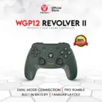 FANTECH WGP12 Revolver II Wireless Gaming Controller, 2.4GHz Dual Mode With Wired Option, 17 Buttons, Dual Vibration, 600mAh Rechargeable Battery, For PC And PS3 | Green - Image 2