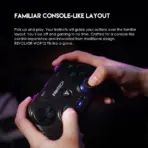 FANTECH WGP12 Revolver II Wireless Gaming Controller, 2.4GHz Dual Mode With Wired Option, 17 Buttons, Dual Vibration, 600mAh Rechargeable Battery, For PC And PS3 | Green - Image 6