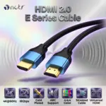NCTS HDMI 2.0 E Series 20M Cable, 4K@60Hz 18Gbps, HDMI Male To Male, Gold Plated, ARC, 4:4:4 Chroma, Shielded Long Distance AV Cable For TV Projector PC Console