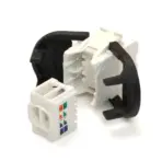 3M CAT6 Keystone RJ45 UTP Module Tool-Less Jack, One-Click Termination, AWG 22-26 Solid And Stranded Cable Support, Universal Keystone Mount, Dust Shutter, Reusable Design - Image 2