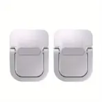 2PCS Adhesive Laptop Mini Riser , Invisible & Foldable Small Stand,  Zinc Alloy,  For 10 To 18 Inch Laptop - MacBook - Keyboard, Ergonomic Tilt Pads With 3M Stickers | SILVER ~ N95-2 - Image 6