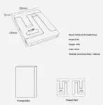 2PCS Adhesive Foldable Laptop Stand, Zinc Alloy Butterfly Design, 3-Level Height Adjustment 5-35mm, 3M Strong Adhesive, Anti-Slip Cooling Riser For Laptops And Tablets  | Silver ~ N95 - Image 9