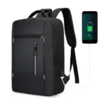 Waterproof Oxford Laptop Backpack With USB Charging Port, Multi-Compartment Business Travel Bag, Padded 15.6 Inch Laptop Protective Sleeve , Ergonomic Design |  Black ~ EXP039 - Image 9