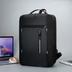 Waterproof Oxford Laptop Backpack With USB Charging Port, Multi-Compartment Business Travel Bag, Padded 15.6 Inch Laptop Protective Sleeve , Ergonomic Design |  Black ~ EXP039 - Image 7
