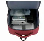 Waterproof Oxford Laptop Backpack With USB Charging Port, Multi-Compartment Business Travel Bag, Padded 15.6 Inch Laptop Protective Sleeve , Ergonomic Design |  Black & Red  ~ EXP039 - Image 6