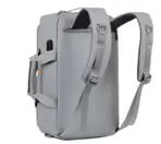 3-Way Business Laptop Bag , Backpack - Shoulder - Handbag Convertible Design, Large Capacity A4 / 16-inch Laptop Storage , USB Charging Port, Water-Repellent Oxford Fabric, Multi Pocket | Light Gray - Image 14
