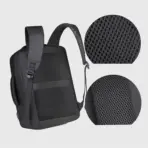 Voyage 32L Laptop Backpack With USB-A Charging Port, 17 Inch Laptop And 10 Inch Tablet Fit, Water-Resistant 900D rPET, Anti-Theft Design, Trolley Sleeve, Dual Carry | BLACK - Image 4