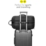 Hybrid Sports Backpack 25L With Shoe Compartment And 15.6 Inch Laptop Sleeve, Water-proof Thick Polyester Gym Bag, 8 Compartments, Breathable Design, Travel Ready - Image 8