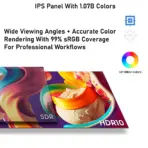 SUMSUNG ViewFinity S80UD 27 Inch 4K UHD IPS Monitor With USB C 90W, LAN, KVM-PIP-PBP , Professional Display HDR10, 1.07B Colors, 99% sRGB, Ergonomic Stand, HDMI DisplayPort  - Image 4