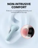 Anker Soundcore K20i True Wireless Bluetooth 5.3 Earbuds With 36H Battery, AI ENC Dual Mics, 13mm Drivers, BassUp, Gaming Mode, Custom EQ, Semi In Ear Design, Fast Charge | BLUE - Image 3