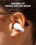 soundcore By Anker C30i Open-Ear Clip Wireless Earbuds With Bluetooth 5.3, 30H Battery, Titanium Drivers, IPX4 Water Resistance, Multipoint Connection & Fast Charging | WHITE  - Image 5